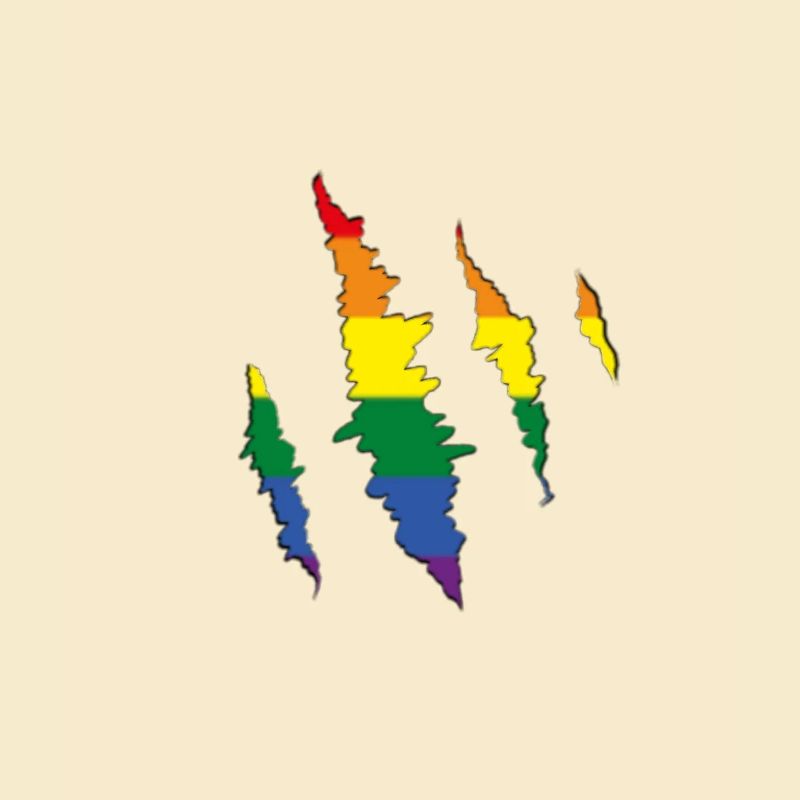 Rainbow Claw Scratch Trace