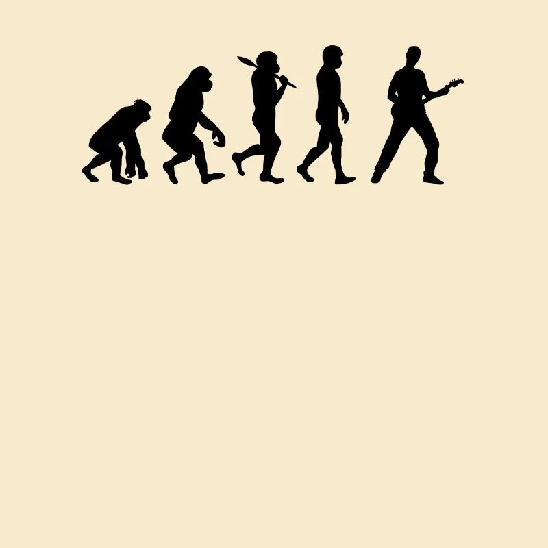 Musik Gitarre Evolution Geschenkidee