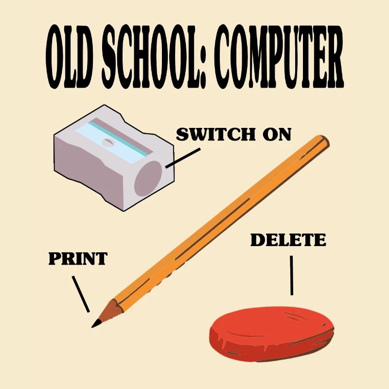 Old School Computer PC Technik