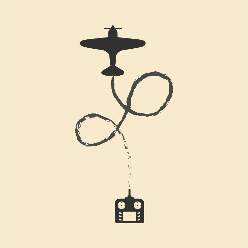 Conception de pilote d'avion modèle