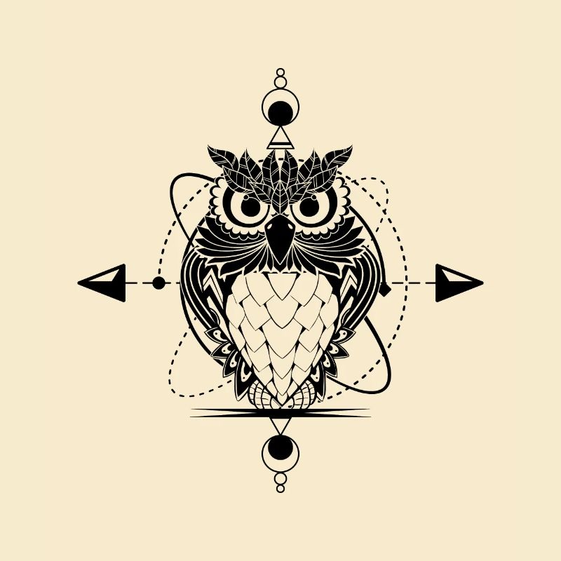 Eule Tattoo