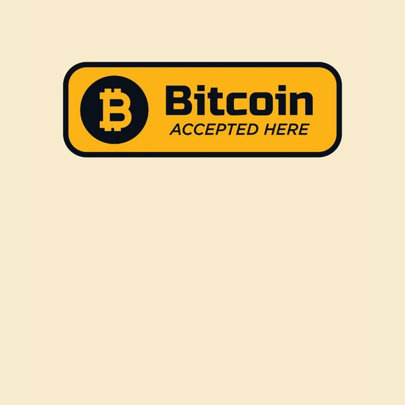 Bitcoin accepted here Bitcoin-Logo Crypto BTC