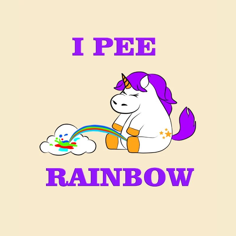 I Pee Rainbow Magical Peeling