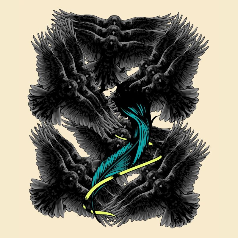 Feathers Wings Death Crows Beyond Grief