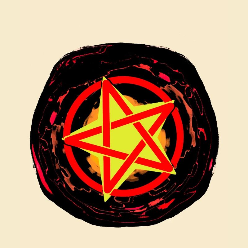 Satan Devil Pentagram Hell Death Ritual Occult
