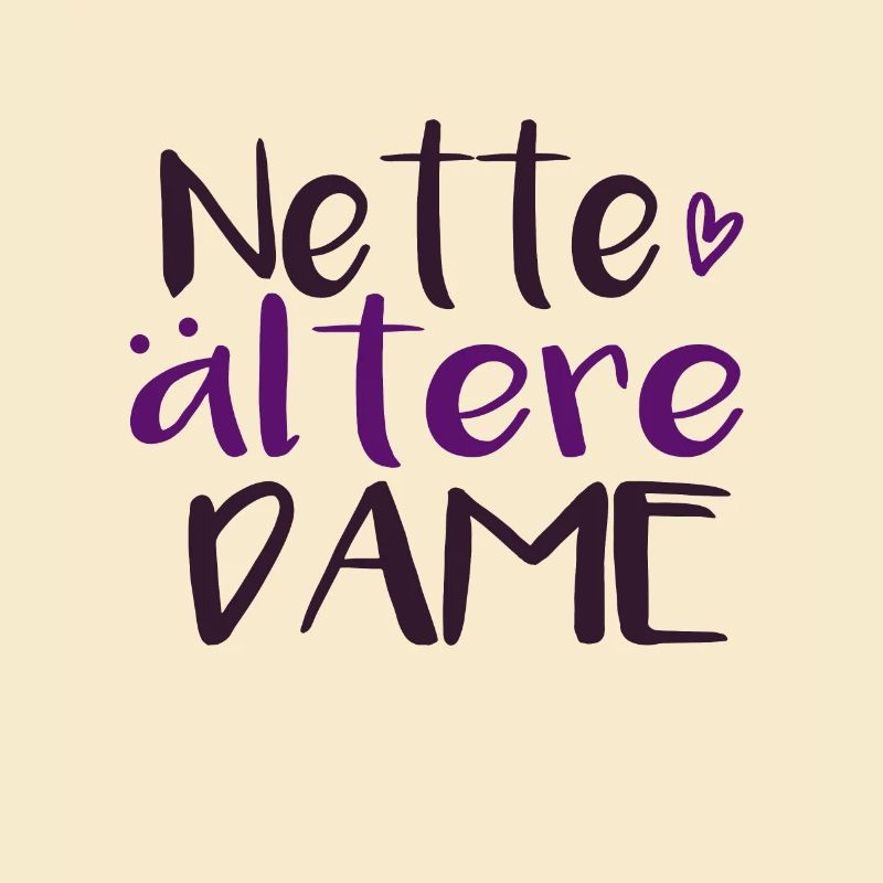 Nette alte Dame