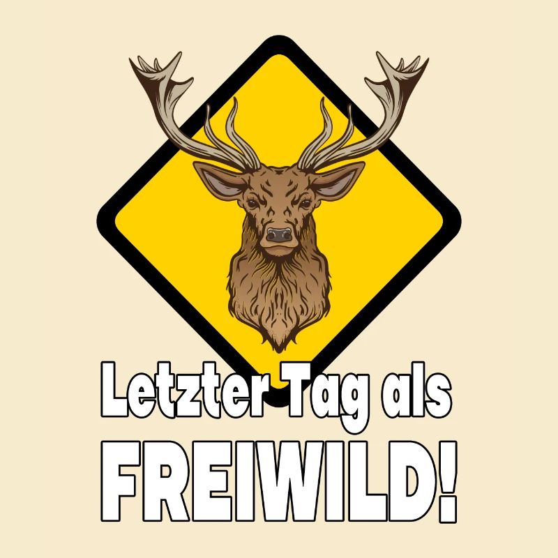 Junggesellenabschied Hirsch Schild