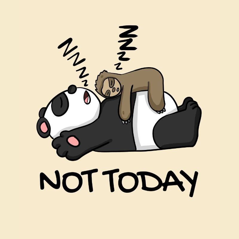 Sloth and panda