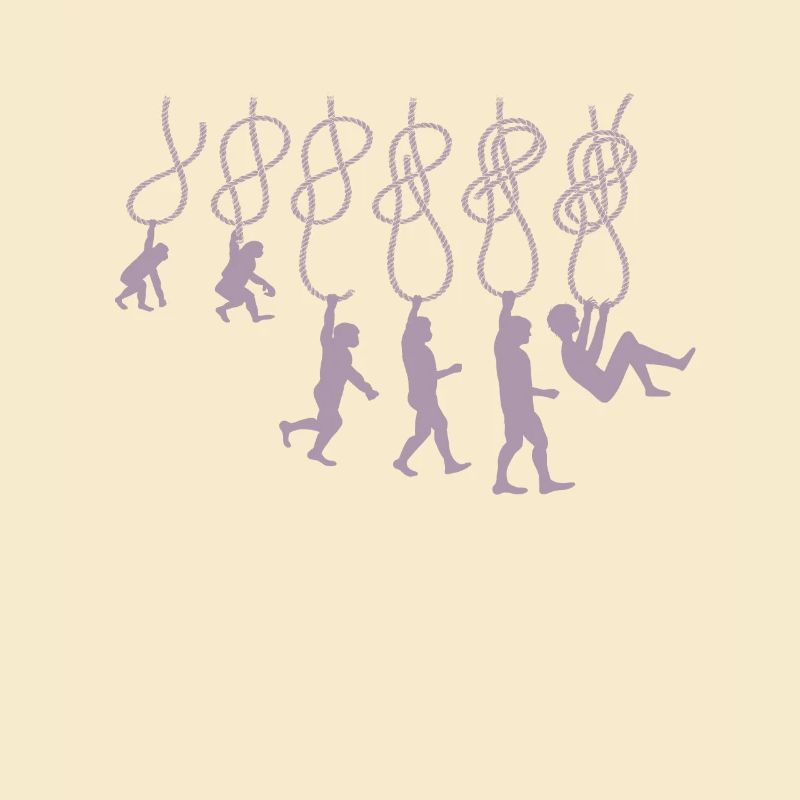 Evolution Klettern Kletterknoten Achter Knoten
