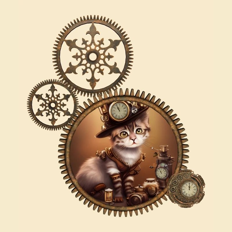 Little steampunk kitten