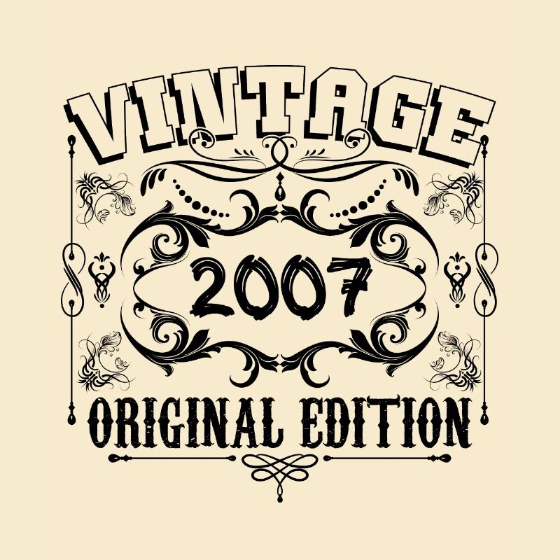 2007 | Vintage Aged Original 2007 Geburtstagsgeschenk