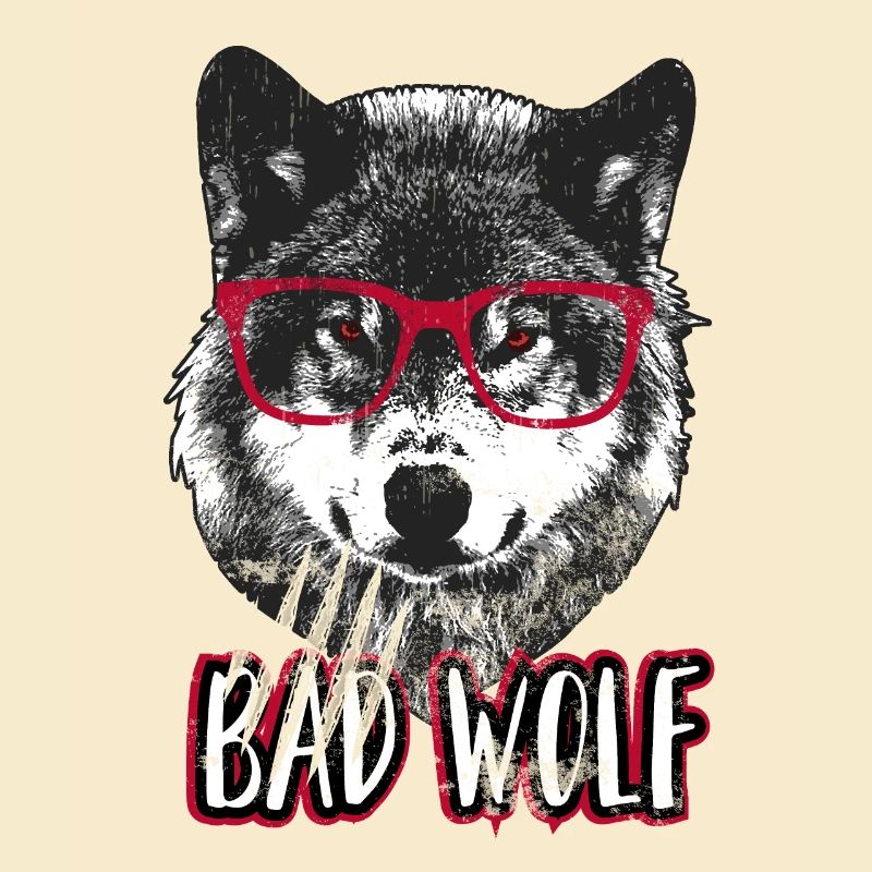 Bad wolf - Grumpy Christmas Wolf