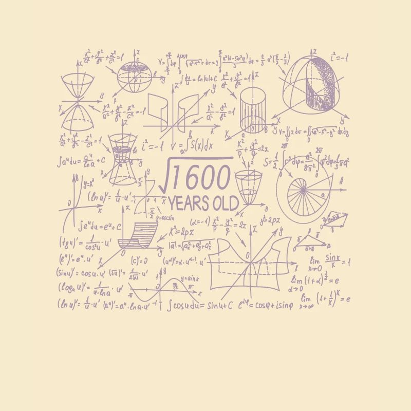 40th birthday for math teachers and math nerds