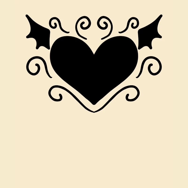 Herz Schwarz