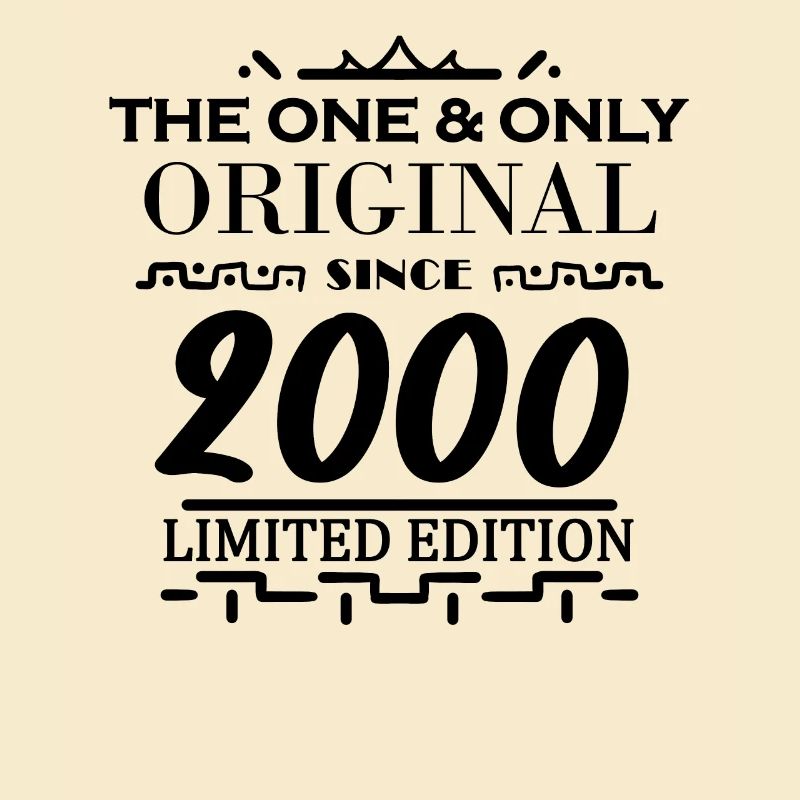 2000 - Année de construction 2000 - Année de naissance 2000