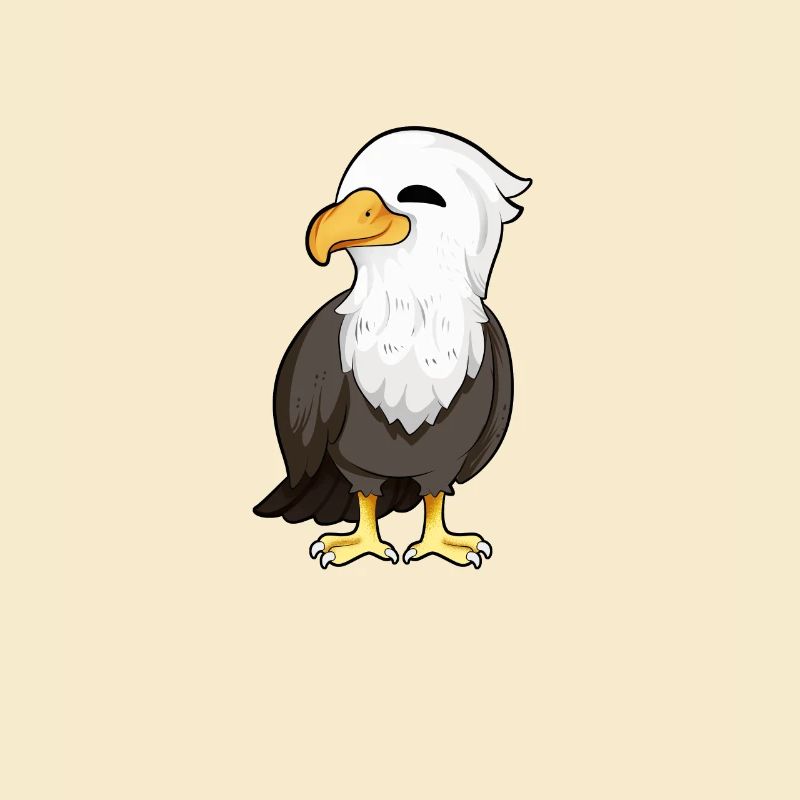 Kawaii White-tailed Eagle