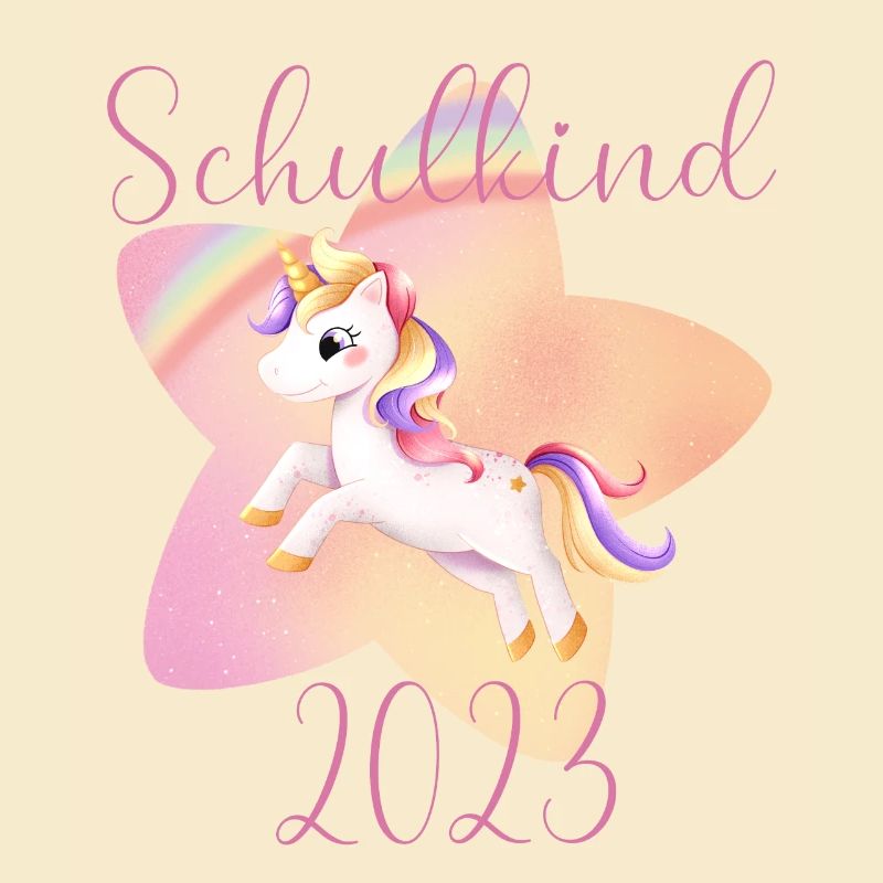 Schulkind 2023 Einhorn