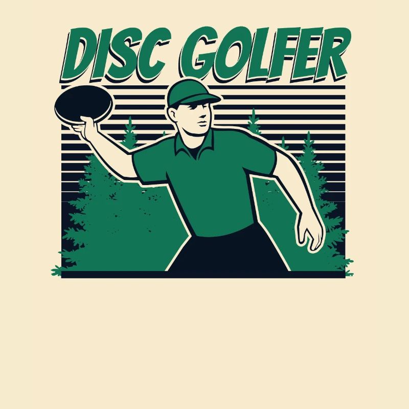 Disc Golfer Disc Golfer Frisbee Golf Basket Disc