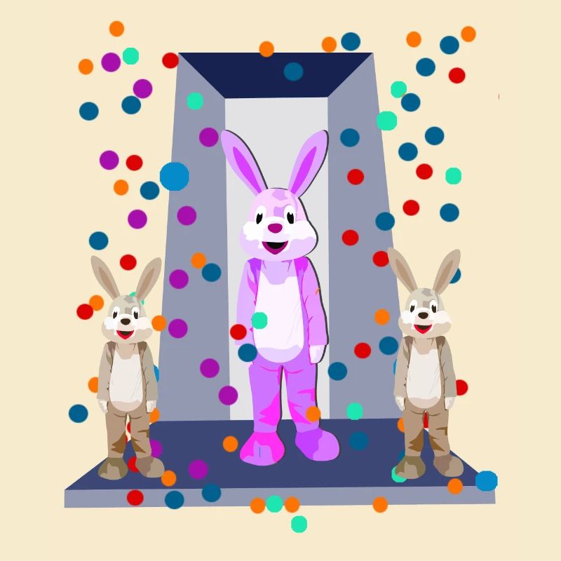 Rabbit Party sur le podium