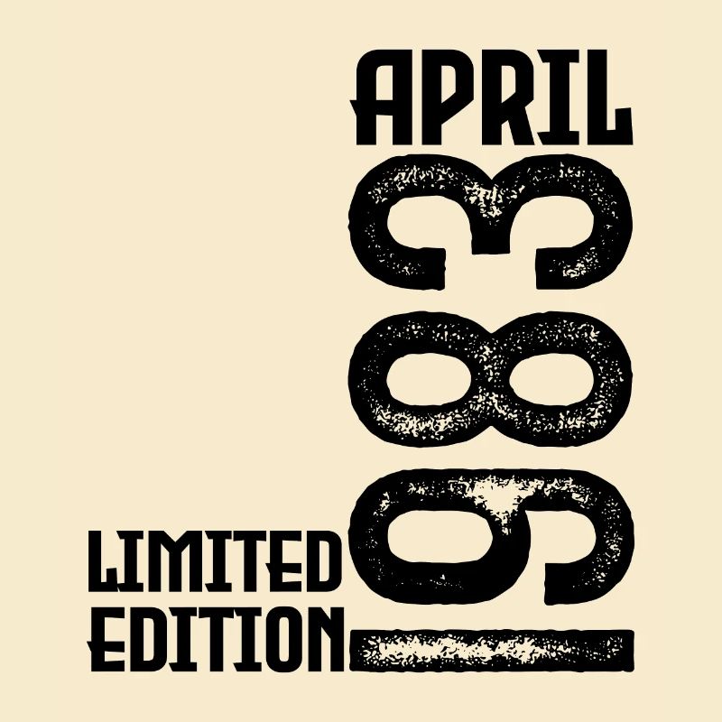 Gift April 1983. Anniversary April 1983. April.