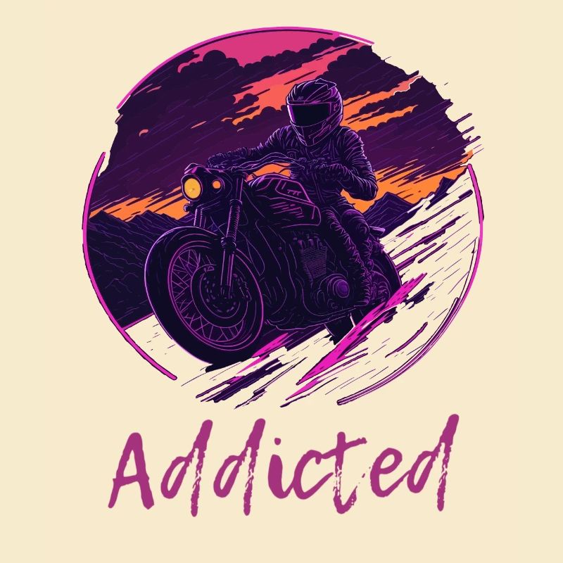 Synthwave Moto Accro