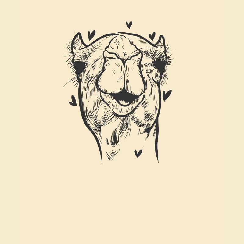 Kamel Höcker Savanne Wüste Dromedar