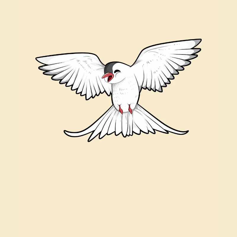 Kawaii Arctic tern