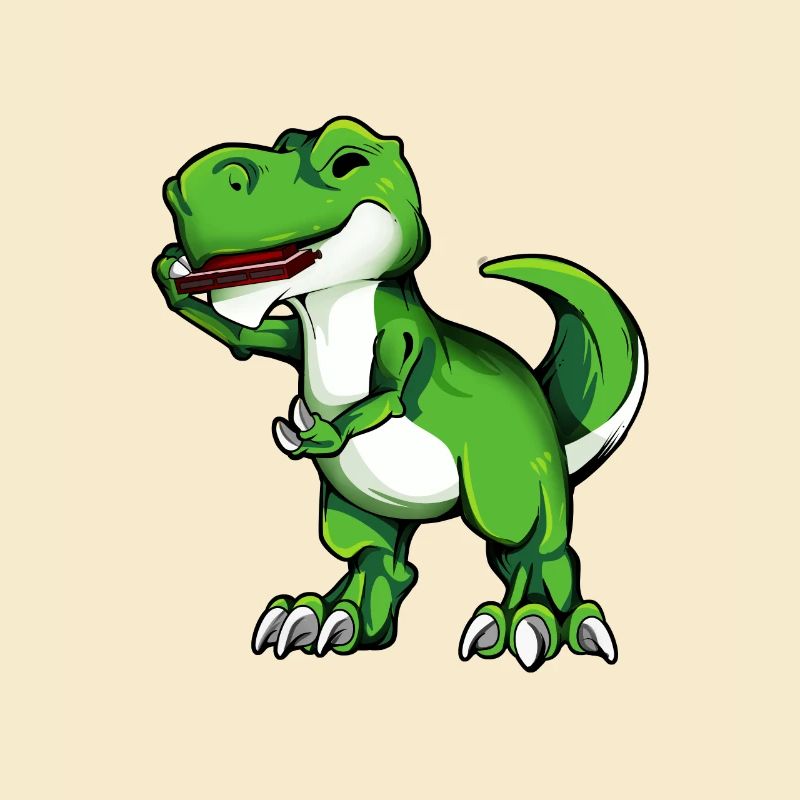 TREX plays the harmonica