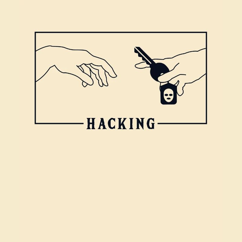 Michelangelo Création d’Adam Hacking Sniffer
