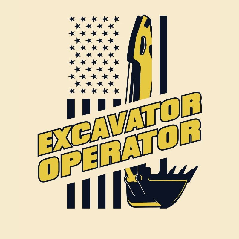 Excavator duty cycle crawler crane excavator operator