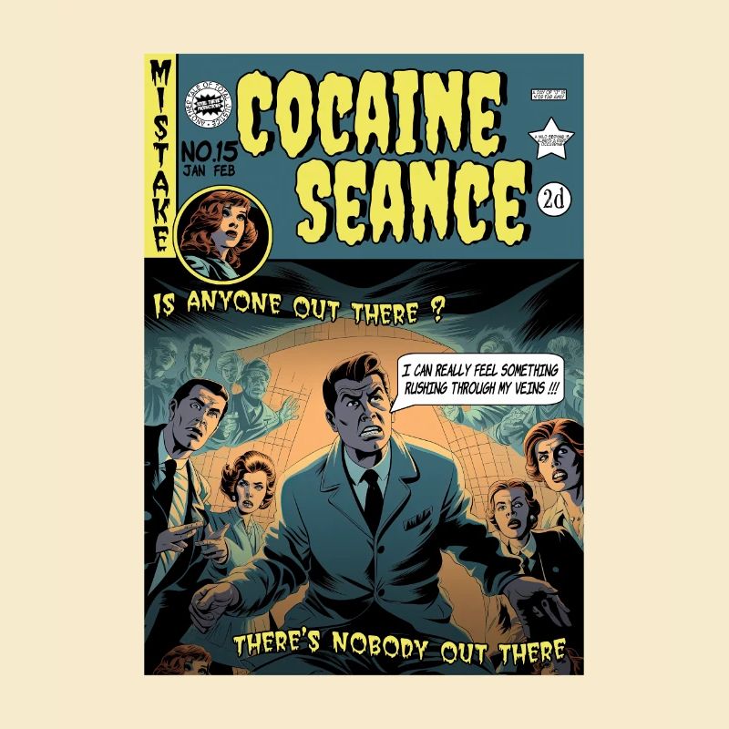 Retro Horror Comic - Kokain Seance
