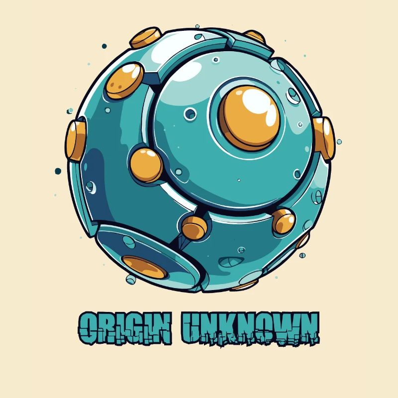 Round unknown object, origin unknown