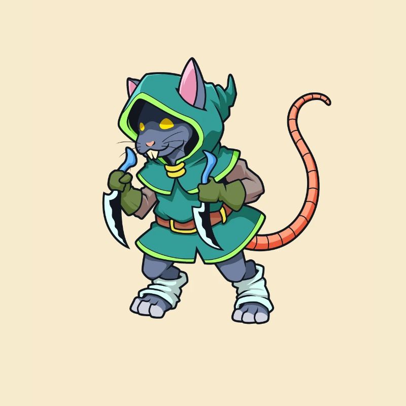 Role Playing Character - Thief - Rogue - Rat