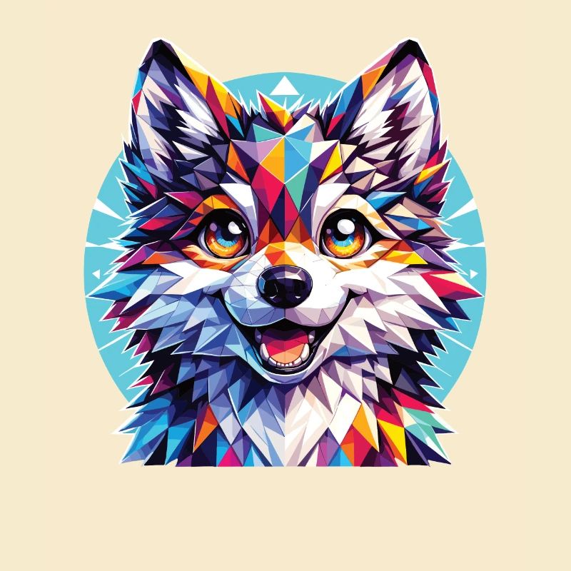 Polygon Wolf Junge