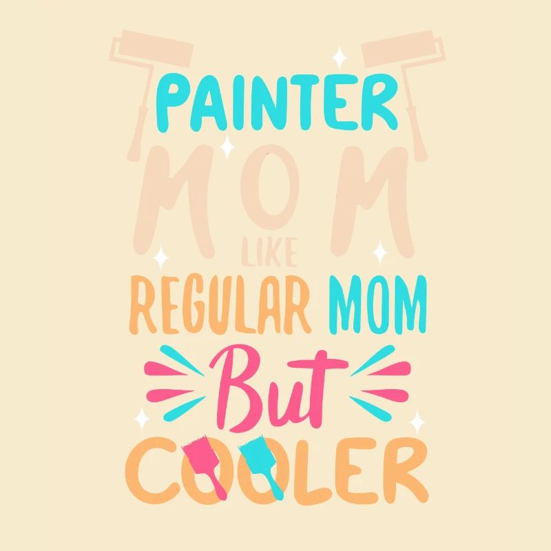 Maman peintre comme un papa normal mais plus cool