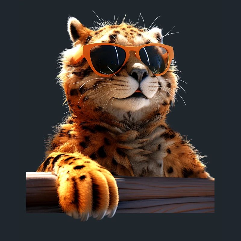 Lunettes de soleil guépard Chats guépard Mignon guépard
