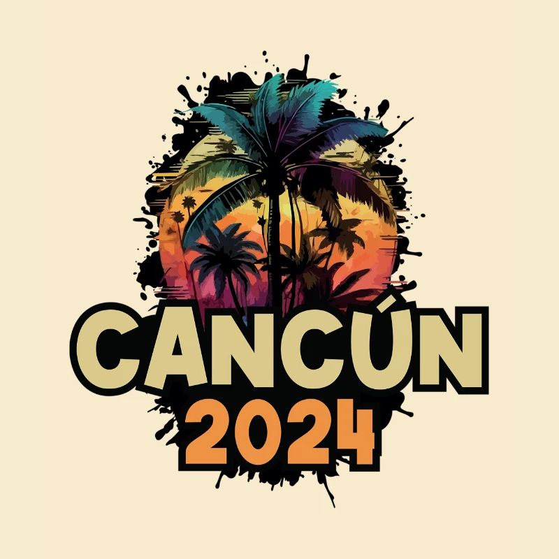 Cancun 2024 Urlaub Spruch