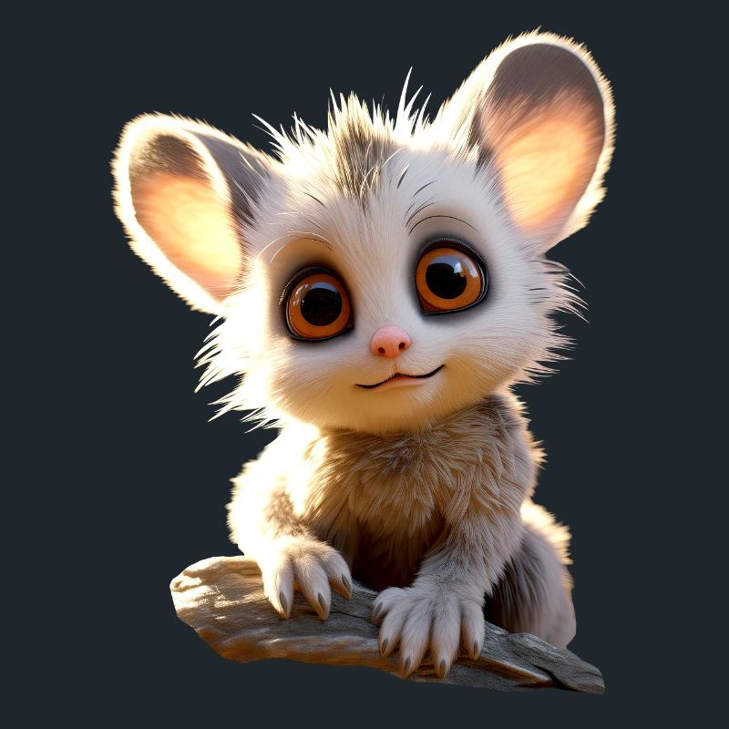 Galago Bush Bébé Singe Galagos Singe Mignon Galago