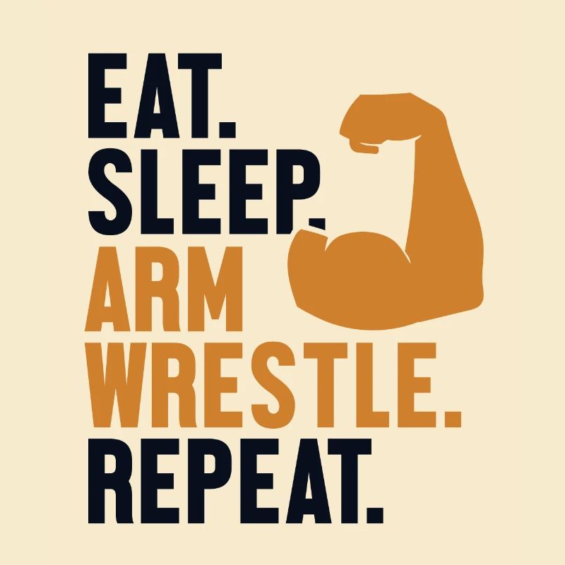 Manger Dormir Bras Lutter Répéter Exercice Entraîneur Bras