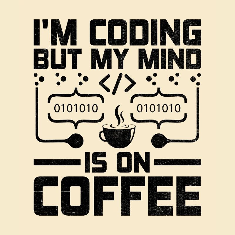 Kaffee-Codierung Programmierer Programmierer Entwickler Nerd Coff