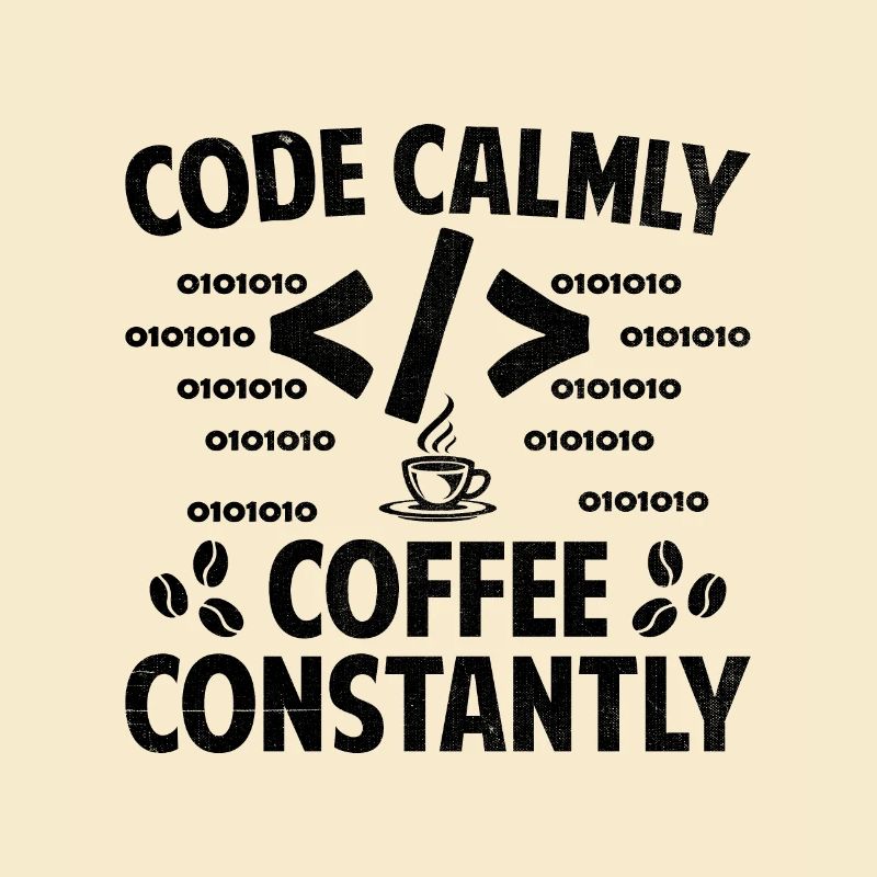 Coffee Coding Programmer Coder Developer Nerd Coff