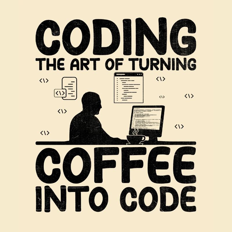 Café Codage Programmeur Codeur Développeur Nerd Coff