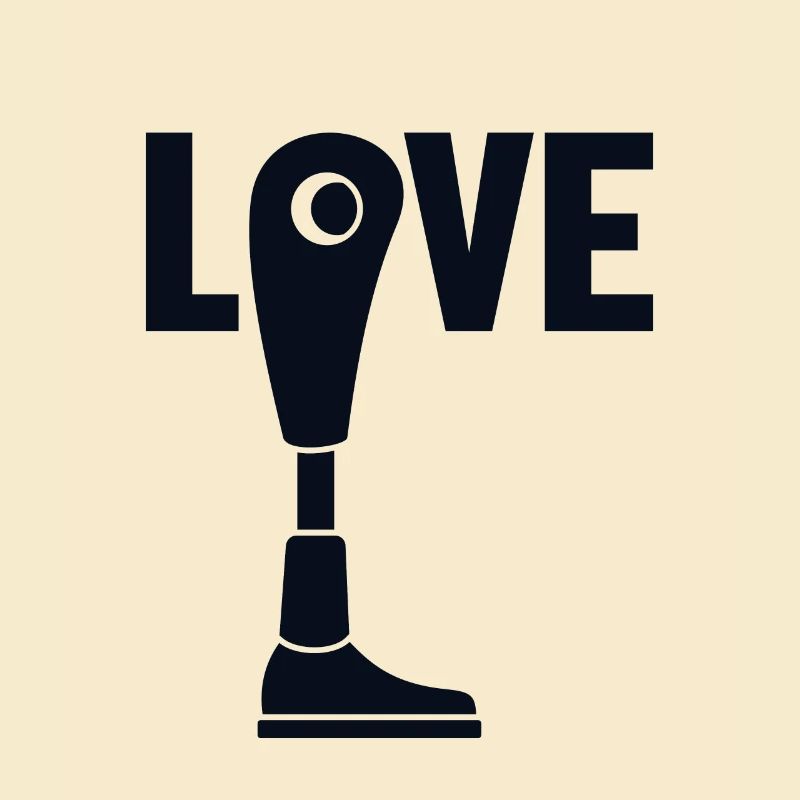 Love Artificial Legs Prosthesis Foot User Leg