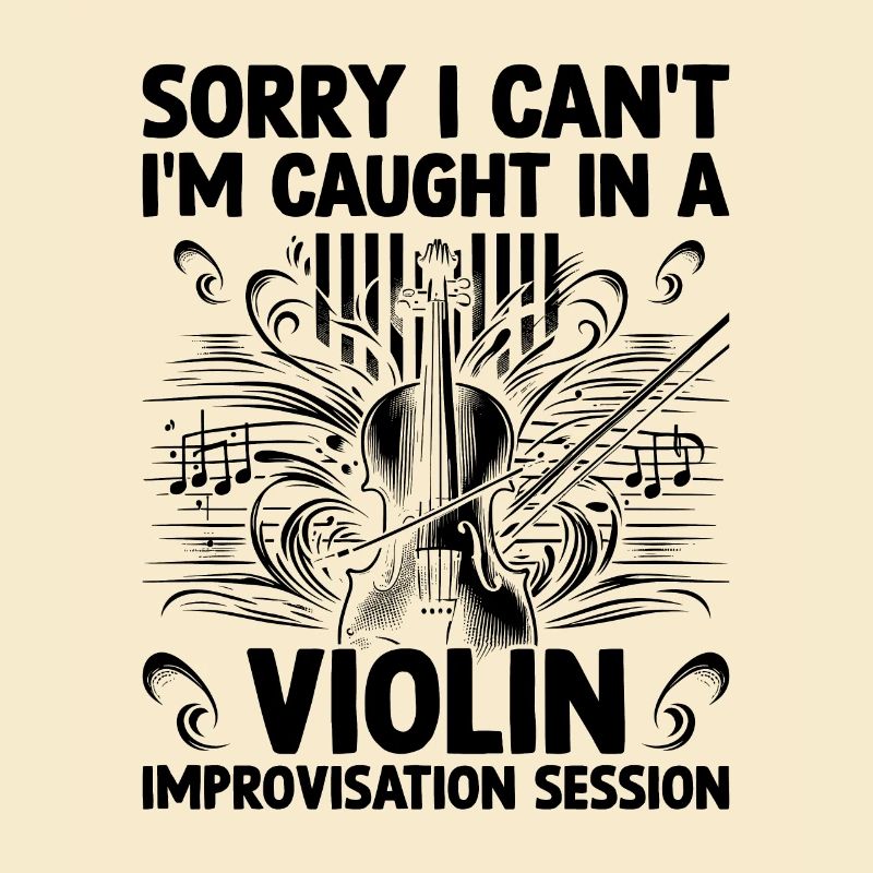 Sorry I Can't I'm Caught In A Violin Improvisation