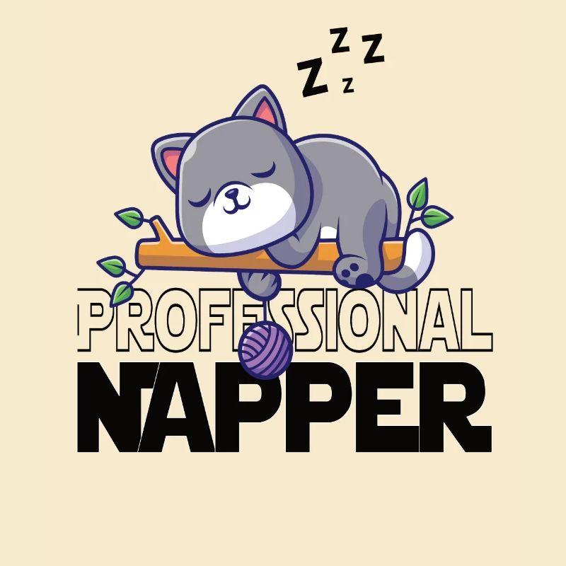 Professinonal sieste, chat, chats, bébé, chats