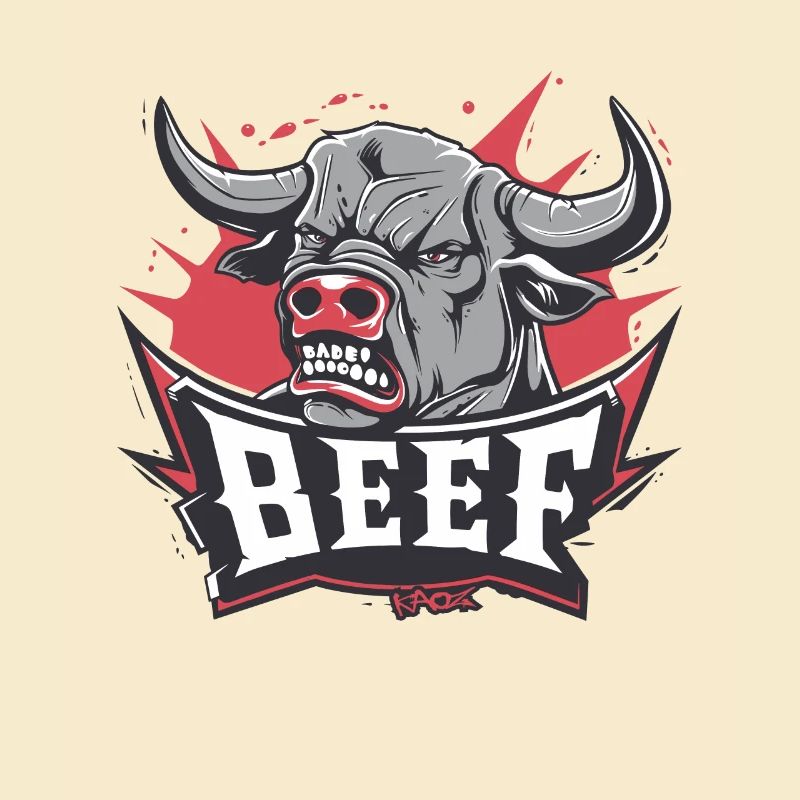 Wütende Kuh oder Stier: Streit