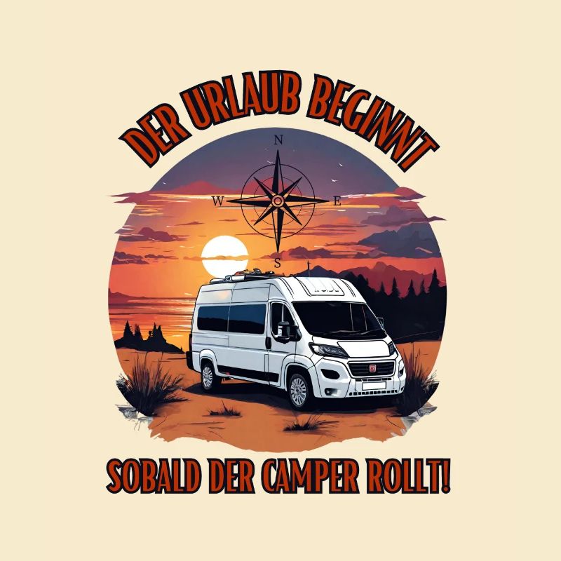 Camper -Der Urlaub beginnt sobald der Camper rollt