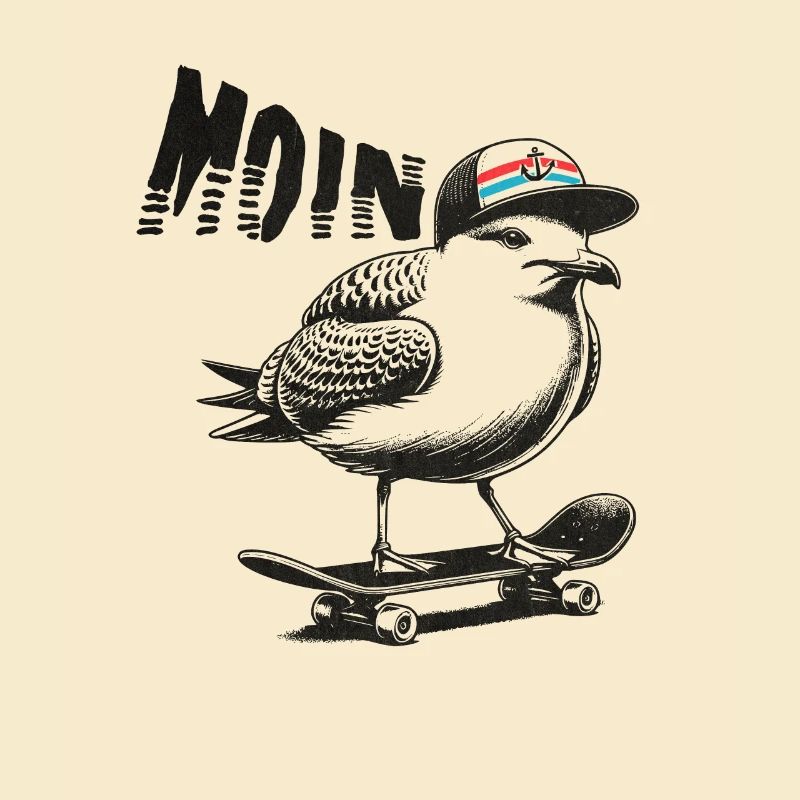 Moin Skater Möwe