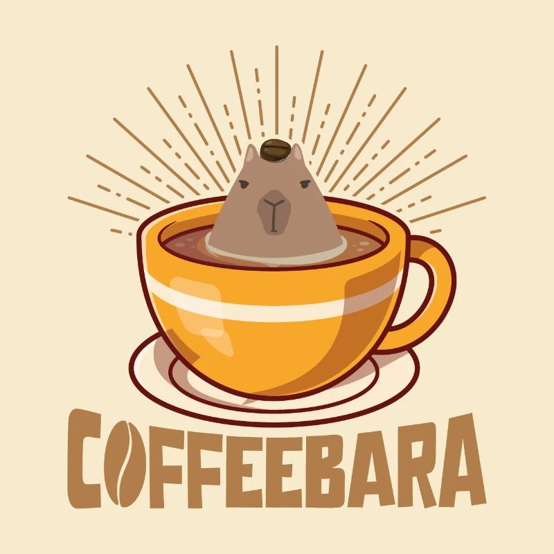 Capybara Coffeebara süsses Wasserschwein