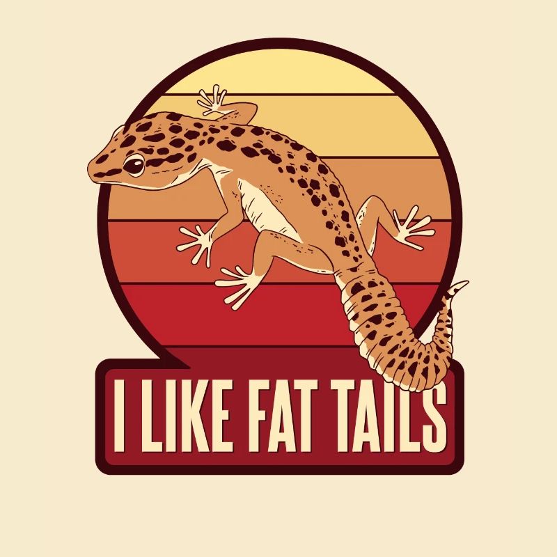 I Like Fat Tails Crested Lizard Gekkota Leopard